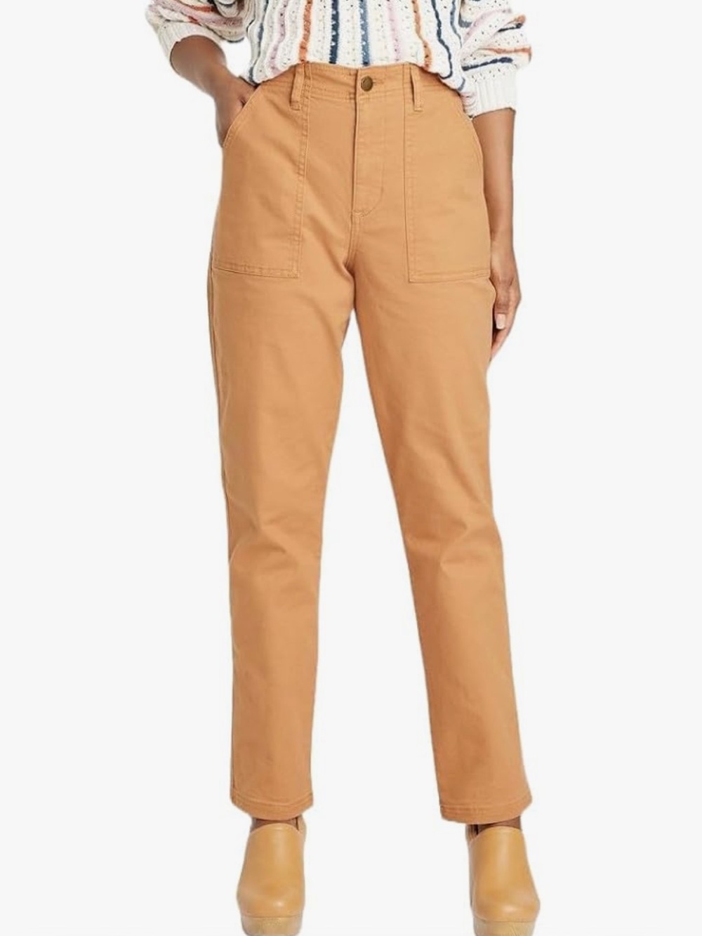 Knox Rose Straight Leg Pants in Camel
